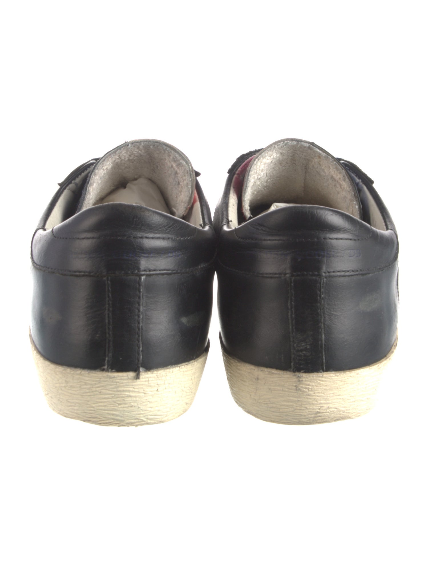 Golden Goose Leather Distressed Accents Sneakers